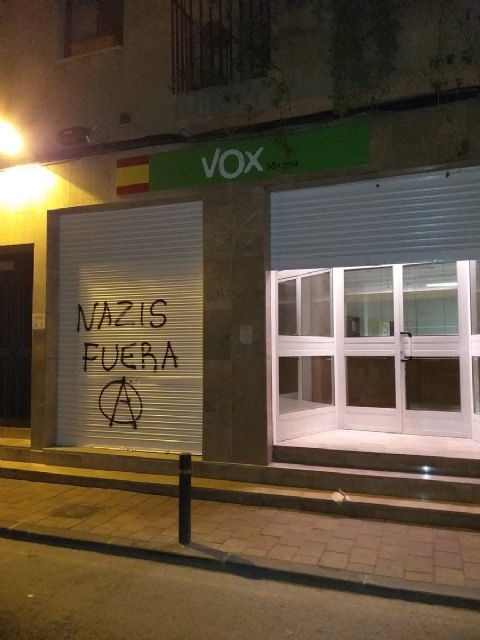 Atacan la sede de Vox Murcia - 2, Foto 2