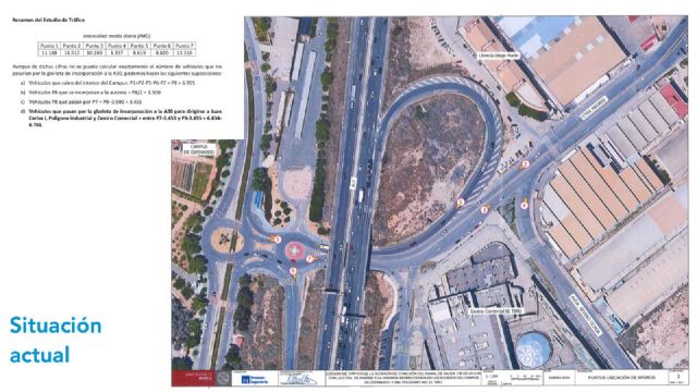 Infraestructuras mejorará el acceso a la Universidad de Murcia evitando retenciones - 2, Foto 2