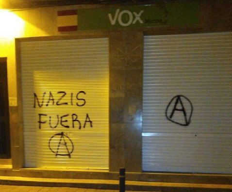 Atacan la sede de Vox Murcia - 1, Foto 1