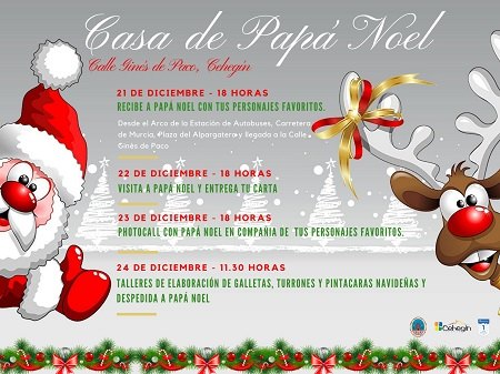 La Casa de Papa Noel llegará esta Navidad a Cehegín - 1, Foto 1