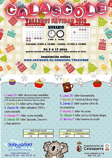 Escuela de Navidad 2019 en Calasparra - 1, Foto 1