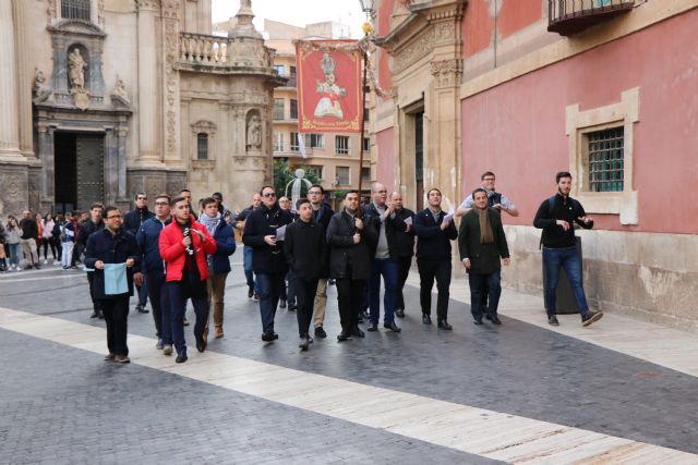 Los seminaristas felicitan la Navidad al obispo de Cartagena un año más - 1, Foto 1