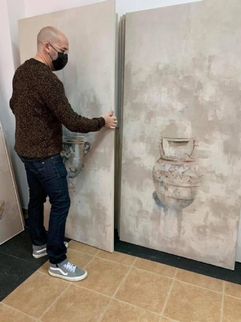 Visita al taller del artista muleño Nono García en la jornada de puertas abiertas - 2, Foto 2