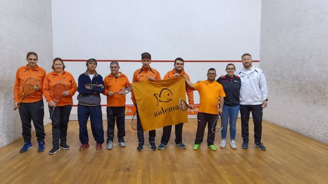 El pinatarense Pablo Elías Martínez se alza con el campeonato de España de squash inclusivo - 2, Foto 2