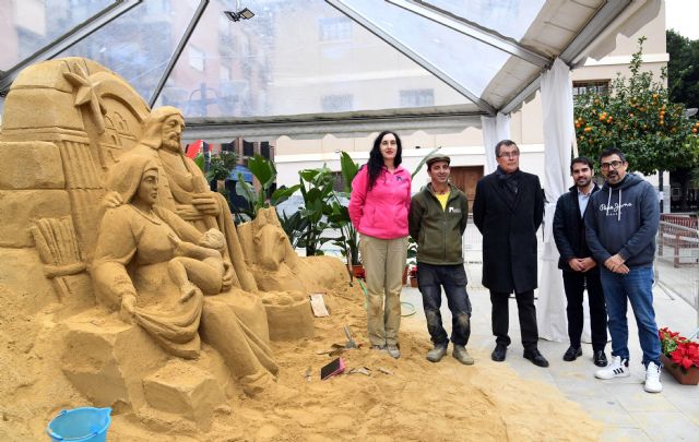 Murcia acoge por primera vez un gran Belén de arena esta Navidad - 1, Foto 1