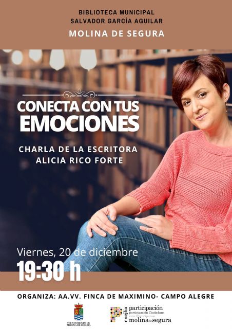 La escritora Alicia Rico ofrece la charla Conecta con tus emociones el viernes 20 de diciembre - 2, Foto 2