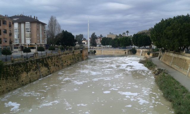 Cambiemos Murcia pide a la CHS que investigue el origen de la espuma en el río - 1, Foto 1