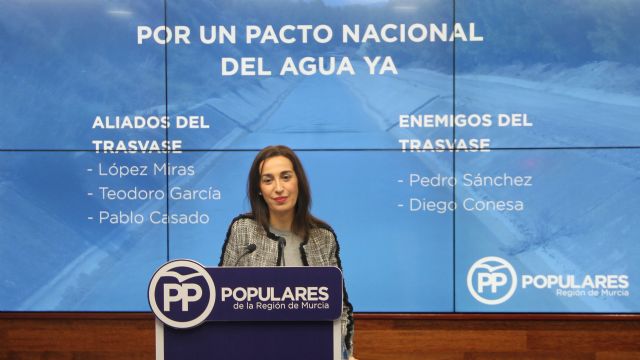 Nuria Fuentes: Es un descaro que Pedro Sánchez venga a la Región y no mencione los trasvases, la financiación y el Mar Menor - 1, Foto 1