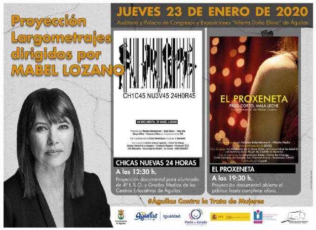 La cineasta Mabel Lozano presenta en Águilas El proxeneta y Chicas nuevas 24 horas dentro de la campaña de sensibilización contra la trata de seres humanos - 1, Foto 1