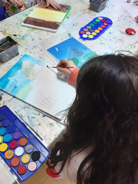 Arranca en Las Torres de Cotillas un taller infantil de pintura dentro del Plan de Desarrollo Gitano - 3, Foto 3