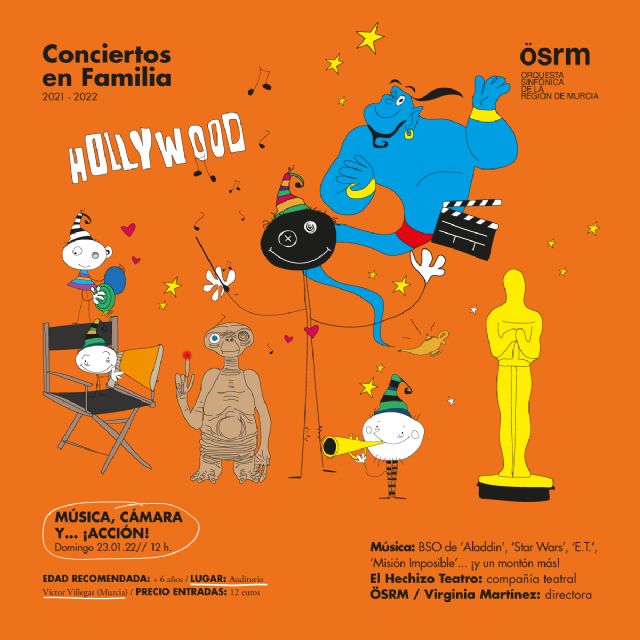 La Orquesta Sinfónica de la Región y El Hechizo Teatro acercan las mejores bandas sonoras del cine a todos los públicos - 1, Foto 1