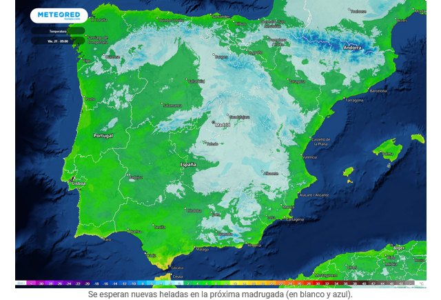 Se esperan nuevas heladas en la próxima madrugada (en blanco y azul)., Foto 1