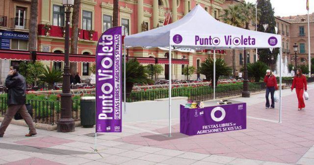 Podemos e IU-Verdes Murcia denuncian el intento de Vox de suprimir los carteles municipales contra la violencia machista - 1, Foto 1