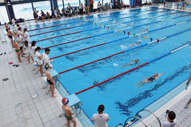Unos 300 nadadores participan en LasTorres de Cotillas en la segunda cita de la liga regional pre-benjamín, benjamín y alevín de natación - 3, Foto 3