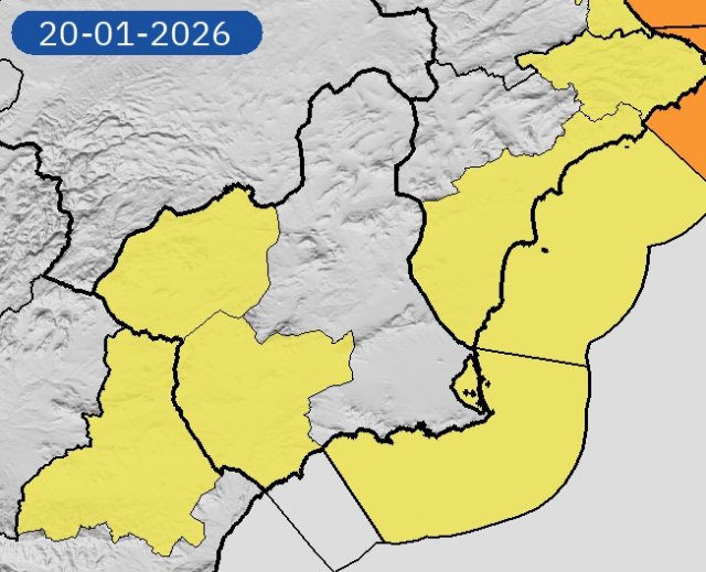 Aviso amarillo por fuertes rachas de viento en Totana y el valle del Guadalentín - 2, Foto 2