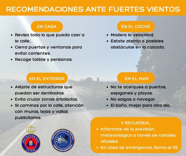 Aviso amarillo por fuertes rachas de viento en Totana y el valle del Guadalentín - 3, Foto 3