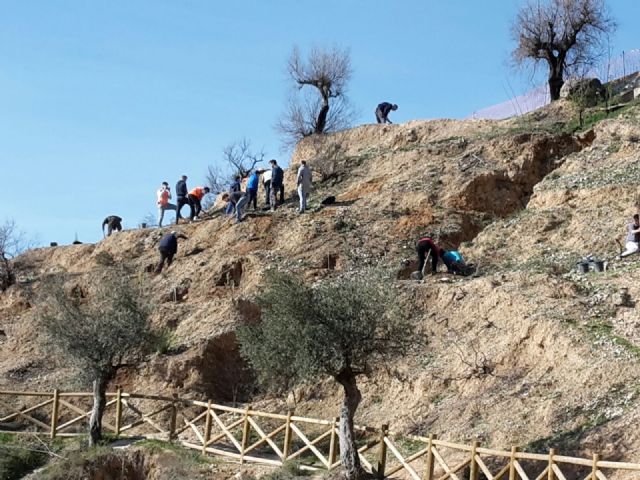 Cuarenta voluntarios participan en la reforestación del Salto del Usero - 2, Foto 2