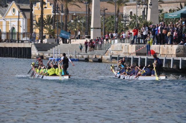 El UCAM-Pinatar se convierte en el primer ganador del Trofeo de Dragon Boat Ciudad de Cartagena - 1, Foto 1