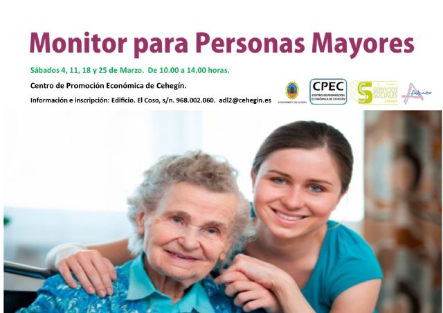 Abierto el plazo de inscripción para un taller de Monitor para personas mayores - 1, Foto 1