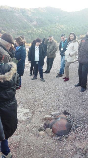 Professionals of the Association of Official Guides of the Region of Murcia visit the Argaric site of La Bastida, Foto 2