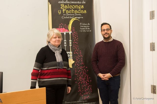 Balcones y fachadas de Cartagena volveran a embellecerse por Semana Santa - 1, Foto 1