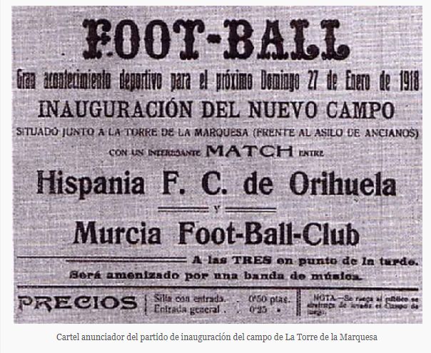 Cs pedirá en el Pleno que se inicien los trámites para conmemorar el centenario del campo de fútbol Torre de la Marquesa - 1, Foto 1