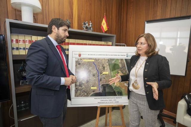 La Comunidad destinará 1,5 millones a remodelar la carretera que une el centro de San Pedro del Pinatar con la playa de Lo Pagán - 1, Foto 1