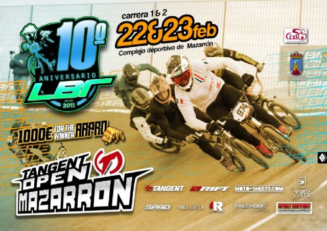 Mazarrón acoge este fin de semana las dos primeras carreras de la Liga LBR Open Tangent de ciclismo BMX - 1, Foto 1