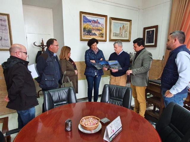 El alcalde de San Javier visita los diques que se realizaron en la rambla de Nogalte junto a los alcaldes de Puerto Lumbreras y Vélez Rubio - 4, Foto 4