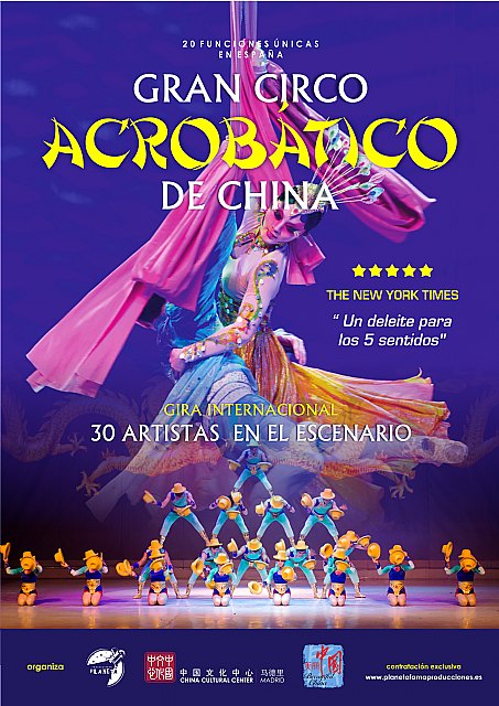 El Gran Circo Acrobático de China representa el espectáculo UN VIAJE DE ENSUEÑO el domingo 23 de febrero en el Teatro Villa de Molina - 1, Foto 1