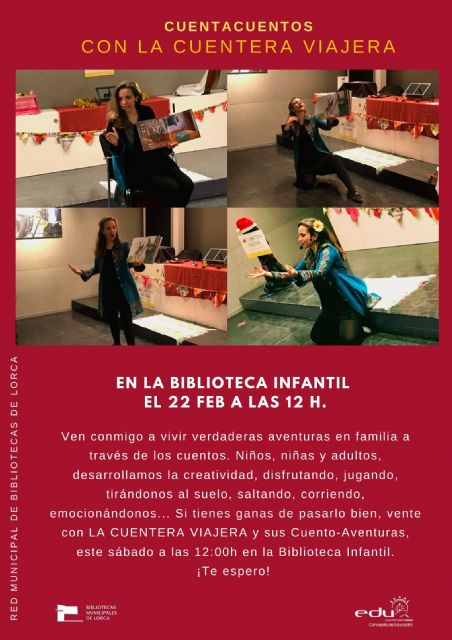 Este próximo sábado, 22 de febrero, la Biblioteca Infantil acogerá la actividad La cuentera viajera y sus Cuento- Aventuras - 1, Foto 1