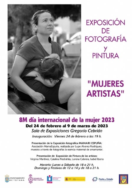 Con la exposición de fotografías y pintura “Mujeres artistas” da comienzo el programa de actividades del 8-M, Día Internacional de las Mujeres - 2, Foto 2