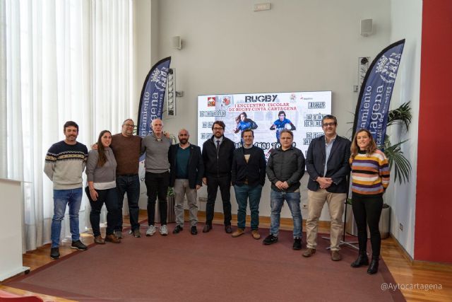 El programa ADE organiza el I Encuentro Escolar de Rugby-Cinta de Cartagena - 1, Foto 1