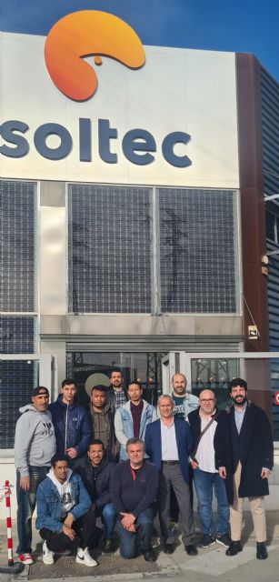 Alumnos del curso de energía solar fotovoltaica de la Concejalía de Formación y Empleo de Molina de Segura visitan las instalaciones de la empresa Soltec - 1, Foto 1