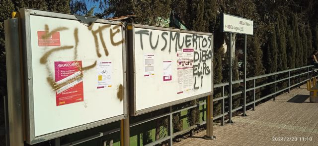 Los carlistas piden medidas para evitar el vandalismo en la Estación de Tren de la Unión - 1, Foto 1