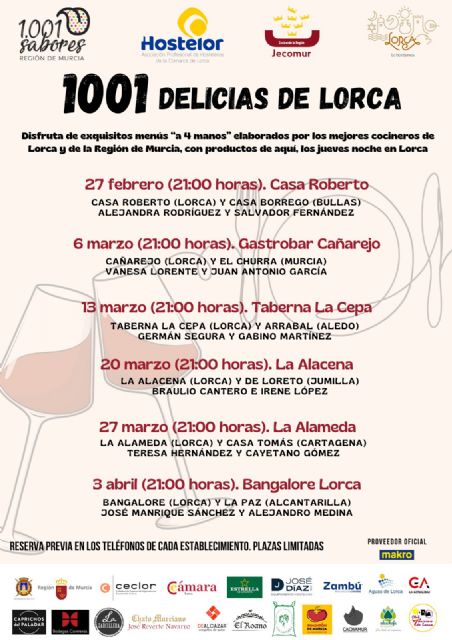 Cocineros locales y de la Región de Murcia se unen para ofrecer los mejores productos de la tierra a través de la iniciativa '1001 delicias de Lorca' - 3, Foto 3