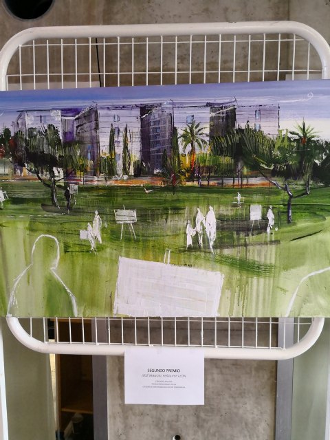 Excepcional acogida del I Certamen de Pintura Rápida Facultad de Economía y Empresa UMU - 4, Foto 4