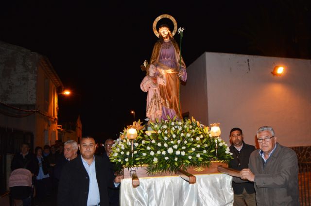 El barrio de La Condomina cierra sus fiestas con la procesión del patrón San José - 2, Foto 2
