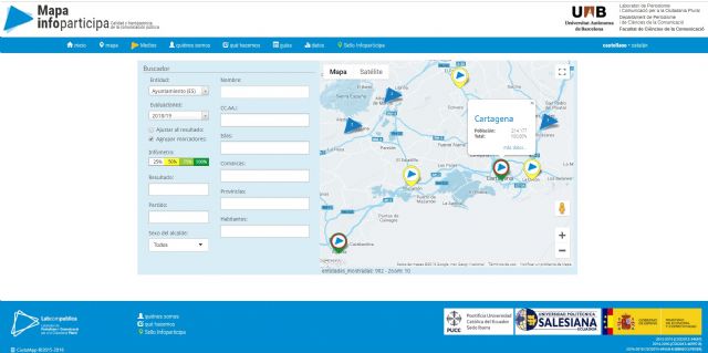 El Ayuntamiento de Cartagena obtiene el Sello Infoparticipa 2018 con una puntuación del cien por cien - 1, Foto 1