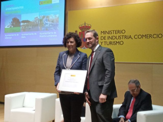 El Ayuntamiento de Puerto Lumbreras recibe una mención de honor en los Premios Nacionales de Comercio Interior - 1, Foto 1