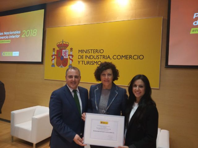 El Ayuntamiento de Puerto Lumbreras recibe una mención de honor en los Premios Nacionales de Comercio Interior - 2, Foto 2