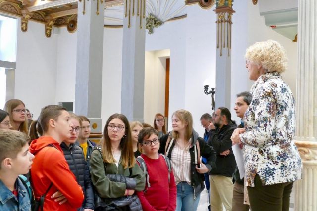 Alumnos alemanes de intercambio visitan el Palacio Consistorial - 1, Foto 1