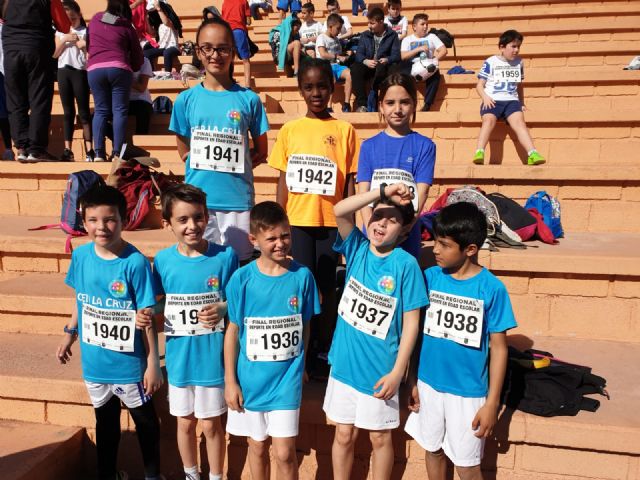 Varios escolares de Totana participan en la Final Regional de Campo a Través, en categorías alevín y benjamín, Foto 3