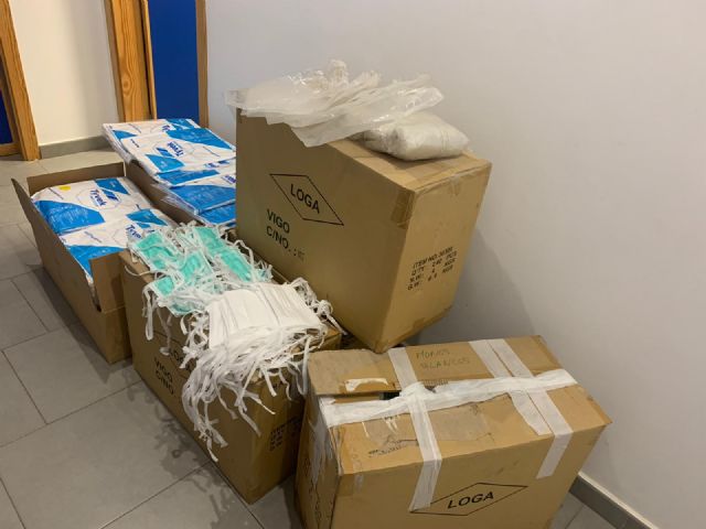 El Ayuntamiento de Lorca entrega 5.000 mascarillas protectoras a la gerencia del Área III de Salud - 3, Foto 3