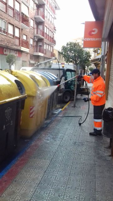El Ayuntamiento de Caravaca refuerza los servicios municipales de limpieza para labores de desinfección de calles y edificios públicos del casco urbano y pedanías - 3, Foto 3