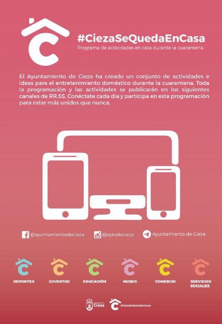 El Ayuntamiento crea un programa de actividades para el entretenimiento en casa mientras dure la cuarentena - 1, Foto 1