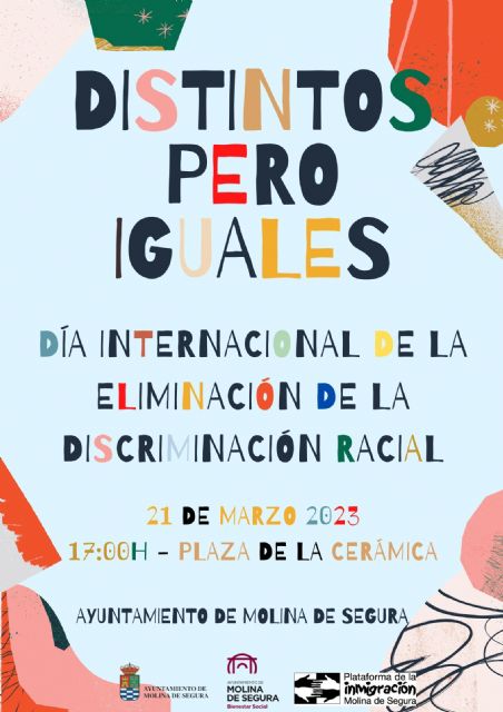 Molina de Segura celebra el martes 21 de marzo la primera Jornada por el Día Internacional de la Eliminación de la Discriminación Racial - 1, Foto 1