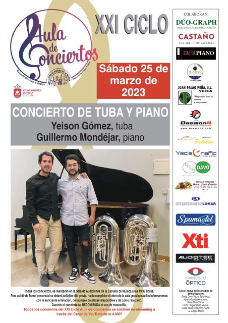 XXI Ciclo Aula de Conciertos Concierto de tuba y piano - 1, Foto 1