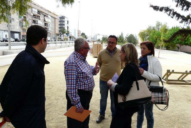 La Alcaldesa de Molina de Segura visita las obras de integración y mejora de la carretera nacional 301 - 1, Foto 1