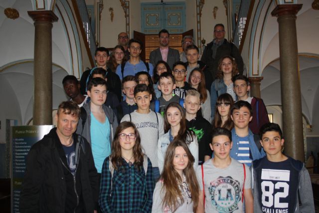 El Alcalde recibe a un grupo de escolares alemanes de Bad Wildbad - 3, Foto 3